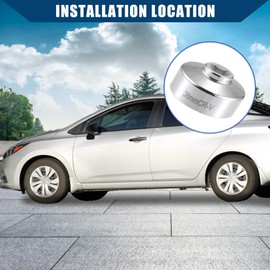 Hihaha 38mm Oil Filter Wrench/Front Oil Filter Socket Wrench Housing Cap Socket for Car/Durable / 1Pcs Silver Tone