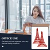 BESTOYARD 2 Pcs Genesis Eiffel Tower Bookends Stylish Reusable Tower