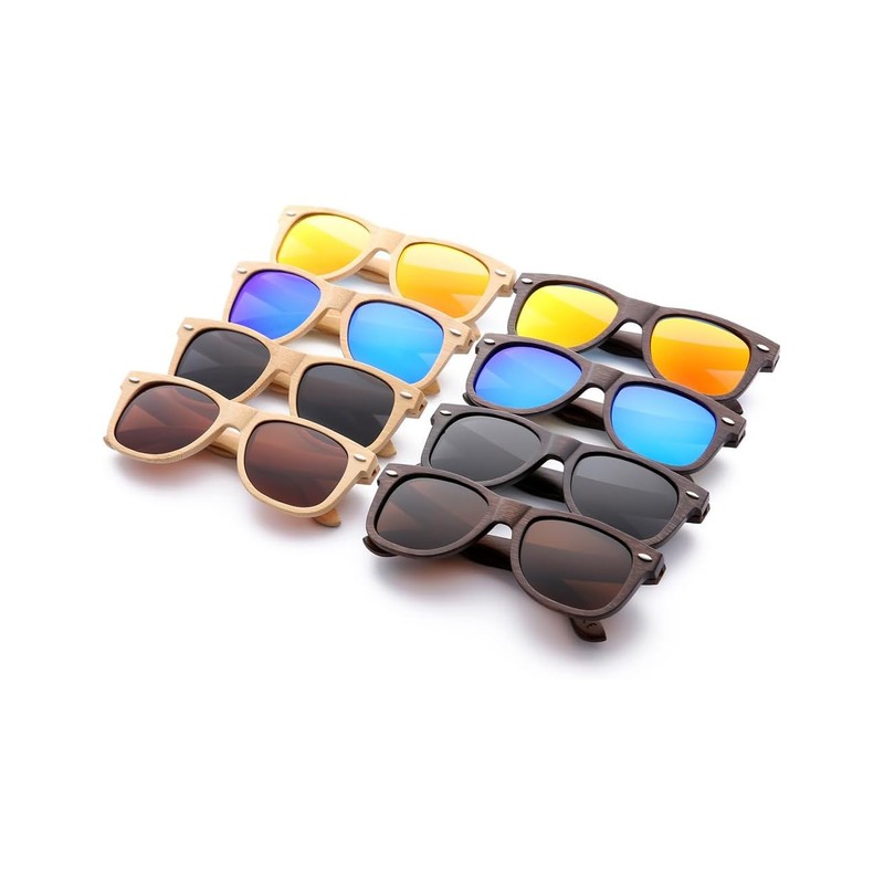 Bamboo Sunglasses Men Polarized Handmade Eyewear Cat.3 Floating Sun Glasses