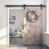 SMARTSTANDARD 7FT Sliding Barn Door Hardware Kit, Heavy Duty Track-Smoothly