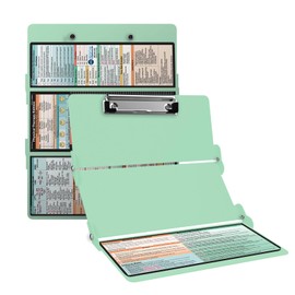 Whitecoat Clipboard® Trifold - Physical Therapy Edition (Mint, Trifold)