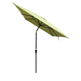 Royard Oaktree 6x9ft Patio Umbrella, Outdoor Rectangular Market Umbrella with Crank and Push Button Tilt, Outside UV Protection Sun Shade Table Umbrella for Garden Lawn Backyard Poolside, Lime green