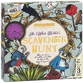 Professor Puzzle The White Rabbit's Scavenger Hunt Alice in Wonderland Themed Treasure Hunt for The Whole Family.