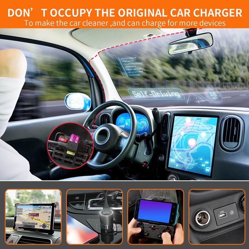 Dash Cam Hardwire Kit Rubber Metal for Mirror Cam GPS