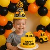 LetDec Construction 2nd Birthday Hat - Dump Truck 2nd Birthday