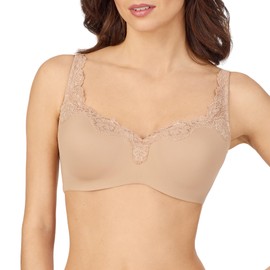 Le Mystere Womens Lace Tisha Full Coverage Fit T-Shirt Bra - Natural, 34C