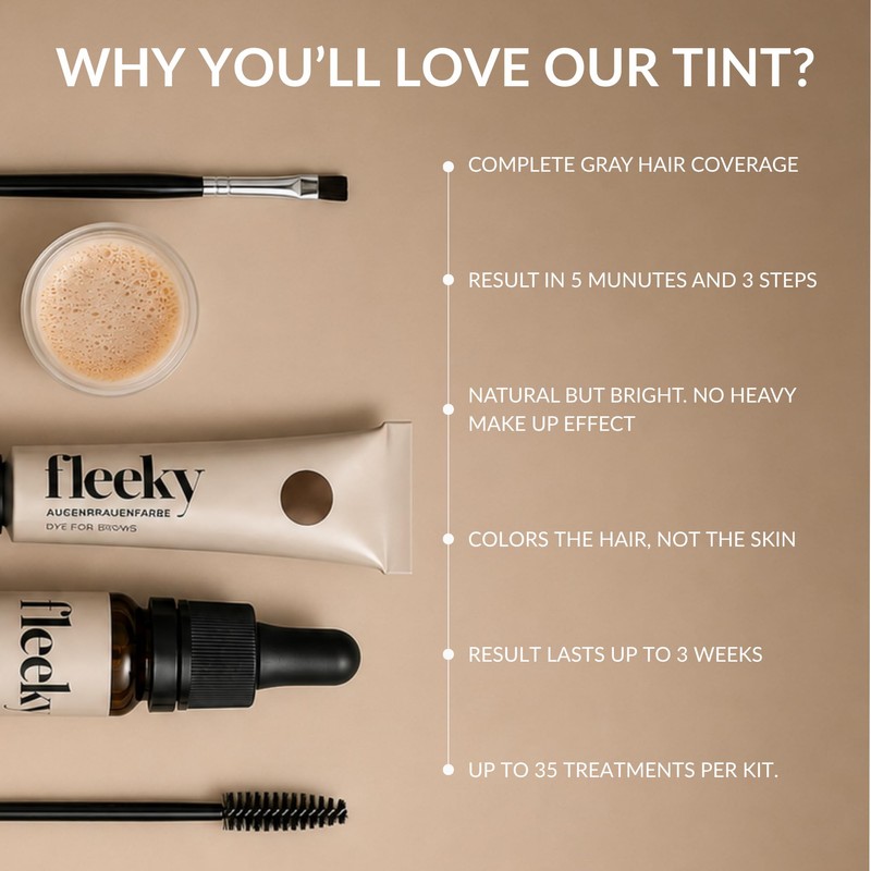 Fleeky brow tint kit – professional eyebrow tint kit at