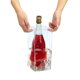 koala 6198TT01 Flaschenkühler mit Griffen, zusammenfaltbar, Weiß