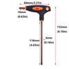 Antrader T25 Torx Screwdriver,Anti Tamper Proof Torx Key,S2 Steel T-Handle