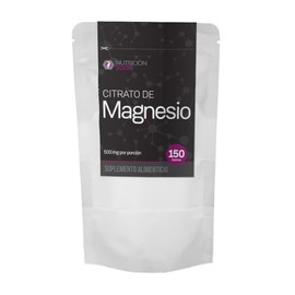 Citrato de Magnesio en Polvo 150 g N2000, 500 mg por Porción, Alta Solubilidad, Suplemento Alimenticio