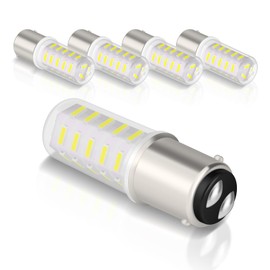 ULITECO 12V BA15D 1076 1142 1176 1130 1075 LED RV Camper Interior Light Bulbs, 5PCS, Led Replacement Bulbs for Camper Trailer Boat Car,6000-6500K Cool White