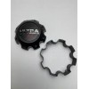 Ultra Motorsports Xtreme Matte Black 8 Lug Wheel Center Cap