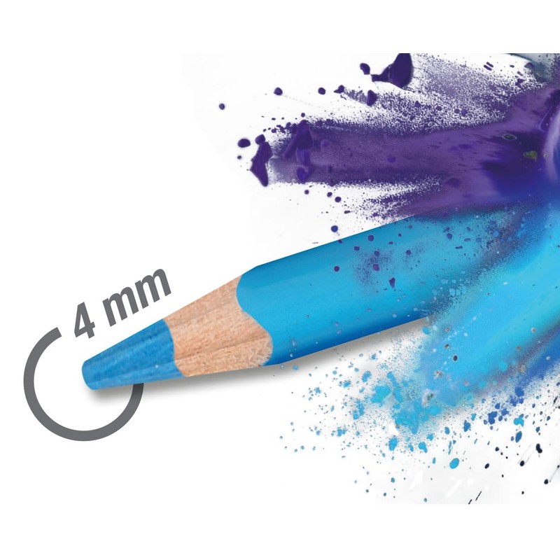 Faber-Castell 116514 - Set di matite colorate Ergonomics da 18