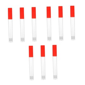 SAFIGLE 3sets Plastic Thermometer Holder Portable Needle Storage Tubes for Efficient Organization Protective Barrel Design for Home and Clinic Use 3pcs*3