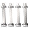 sourcing map M8 x 55mm Hex Head Screws Bolts, Nuts,