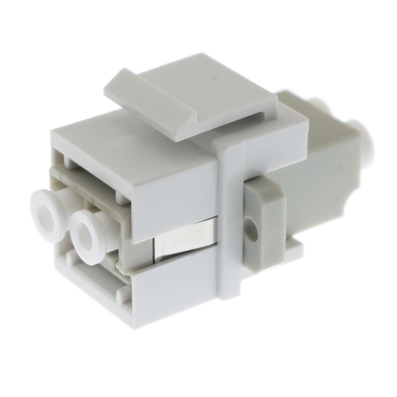 Lind Kitchen Snap-On LC UPC Duplex Fiber Optic Keystone Coupler