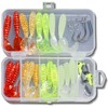 Steinn Rubber Fish Set with Hooks and Offset Jig Heads