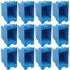 XGGYA 1-Gang 14cu.in.Blue Old Work Electrical Box,ETL,4-1/3-Inch Length by 2-1/4-Inch