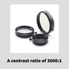 MidOpt Linear Polarizer for Machine Vision, Polarizing Filter, Glare Reduction,