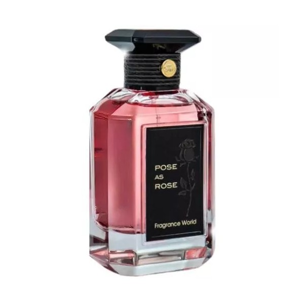 Fragrance World Pose As Rose for Unisex Eau de Parfum