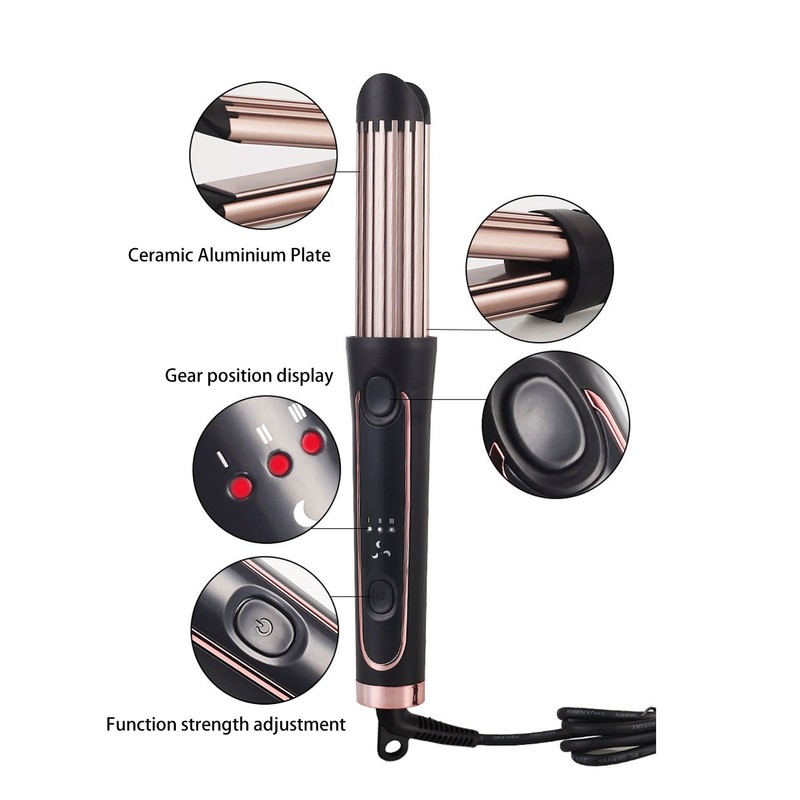 45W Hair Straightener Professional Portable Fast Heating Straightening Curling Iron