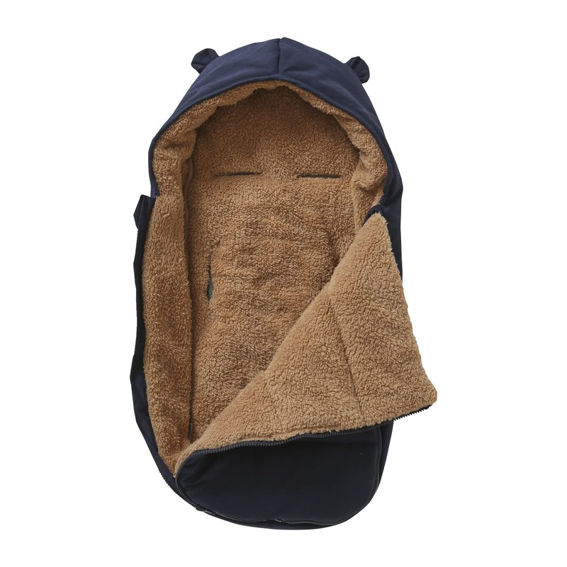 VERTBAUDET Footmuff for Pushchairs and Baby Seats, Weatherproof, Night Blue,