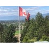 Canada Flag Set, 3x5 Feet Each, Pack of 2, Polyester