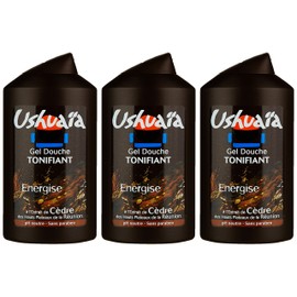 Ushuaïa Ushuaïa Extract Male Toning Shower Gel Energize in Cedar by The Highlands Meeting - 250 ml - Set of 3