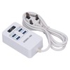 USB Socket Outlet Smart Fast Charging Multifunctional Portable White Small