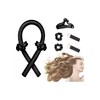 6pzs Curly Ondas En Cabello Rizos Sin Calor Tubo2 Scrunchie