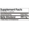 Beta Sitosterol 400mg ~ 90 Capsules - No Additives ~
