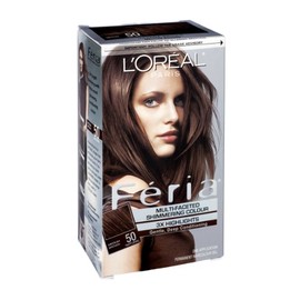 L"Oreal Paris Feria 50 Natural Medium Brown Permanent Haircolor Gel