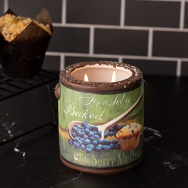 A CHEERFUL GIVER 95hr 20oz Scented Candle - Blueberry Muffins - Multi-Wick Glass Candle - Gifts For Men and Women