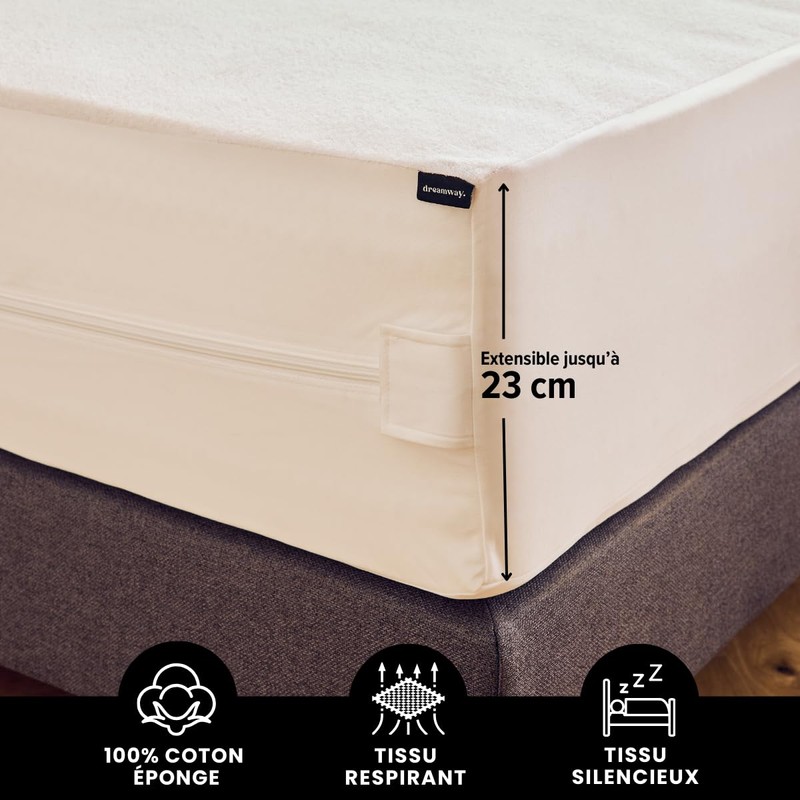Dreamway Mattress Cover 90 x 200 cm - Complete Against