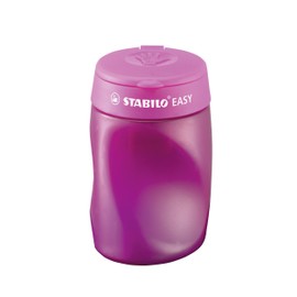 STABILO STABILO - Ergonomischer Dosen-Spitzer für Linkshänder - EASYsharpener - 3 in 1 - pink