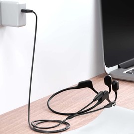 Split Charging Cable - Magnetic Audio Headphones Splitter | Portable Earphone Accessories, Fast Charging Earbuds Wired Adapter for Daily Travel Or Outdoor Activities