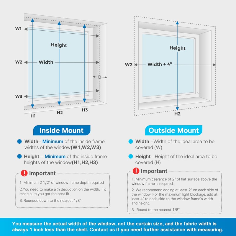 DENFOON Motorized Blinds with Remote, Thermal Blackout Electric Automatic Shades