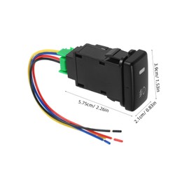 Alipis Automotive Fog Light Switch Wiring Harness Kit Pin Easy Installation for Car Fog Lights Compact Design for Vehicle Work Lamps Durable Electrical Connector for Enhanced Performance