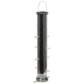 Aspects 398 Quick-Clean Thistle Tube Feeder, Large - Brushed Nickel