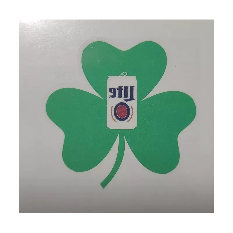 Miller Lite 1 sheet of 4 Miller Lite St. Patrick's