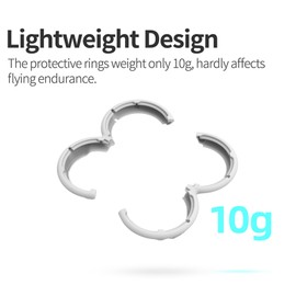 Propeller Guard Protector Drone Accessories for DJI NEO,Prop Bumper Strip Set Anti-Collision and Anti-Scratch Bumper Ring Protective Cover Accessories for DJI NEO Combo Drone (Gray)