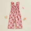 xkwyshop Toddler Baby Girl Summer Outfit Ruffle Romper Jumpsuit Strawberry