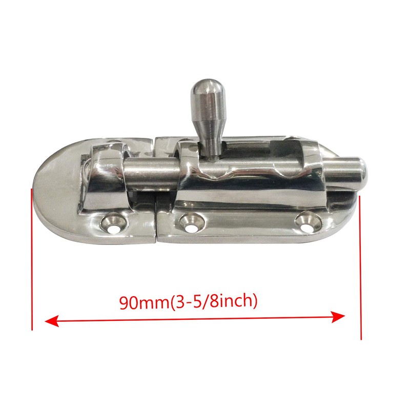 Marine 316 Stainless Steel Heavy Duty 3-5/8 Inch Locker Latch