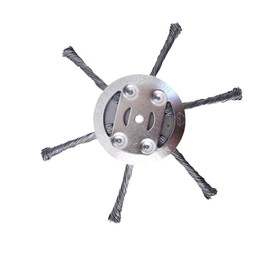 AGSWE Steel Wire Grass Trimmer Head,2025 New String Trimmer Replacement Head, 6 Inches Universal Steel Wire Weed Trimmer Head ，for Electric & Cordless String Trimmers, Fits Most Weed Eaters (6 Blade)