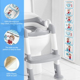 Potty Training Visual Schedule, Teach Kids to Use Toilet, Independent Living Skills Step by Step, Visual ASD Toilet Schedule for Children, Potty Chart for Kids for ADHD ASD