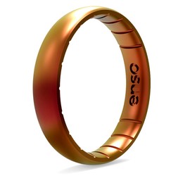 Enso Rings Thin Legend Silicone Ring - Made in The USA - Ultra Comfortable, Breathable and Safe - Award Winning Customer Service (9, Poseidon)