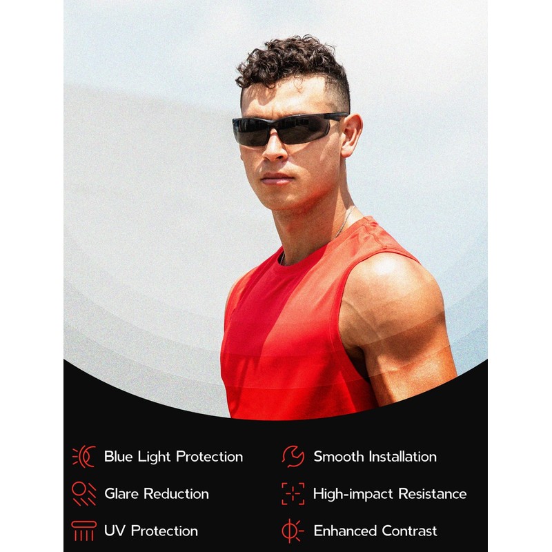 Fiskr Polarized Lenses Replacement Compatible with Oakley Contrail OO4147 57mm