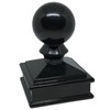 2" x 2" Aluminium Ball Top Post Cap for Metal