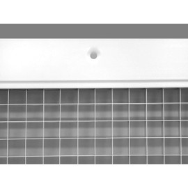 12" x 18" or 18" x 12" Cube Core Eggcrate Return Air Grille - Aluminum Rust Proof - HVAC Vent Duct Cover - White [Outer Dimensions: 14.75]