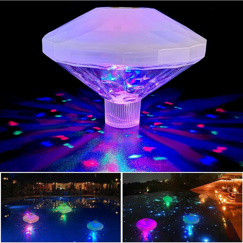Floating Pool Lights, Pool Lights with 6 Dynamic Lighting Effects,